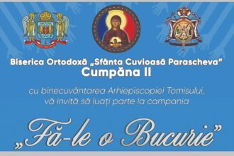 parohia cuvioasa parascheva ii cumpana anunta deschiderea campaniei intitulate fa le o bucurie darul oferit cu inima curata devine mangaiere 69b8005309fd7