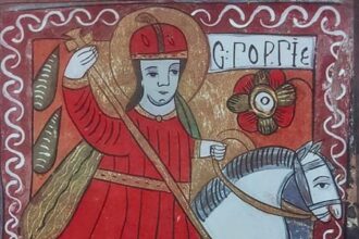 atelier de icoane pe sticla inspirat de sfantul gheorghe patronul primaverii la muzeul de arta populara din constanta 69e70cd0e63d8