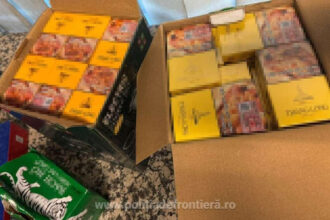 foto aproape 700 de pachete de tigari au fost descoperite pe aeroportul otopeni cum a incercat pasagerul sa pacaleasca controalele 69f1f527067a6