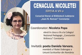 biblioteca judeteana constanta organizeaza o noua editie a cenaclului dedicat tinerilor autori 69fafccc7dd7d