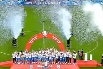 video superliga universitatea craiova este noua campioana a romaniei dupa 5 0 cu universitatea cluj echipa craioveana a reusit eventul 6a0af4c83b3a1