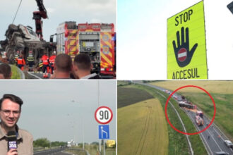 video e haotic accidente in lant pe soseaua de centura a unui mare oras drumarii au suplimentat indicatoarele rutiere insa fara succes 6a24fd3fb7525