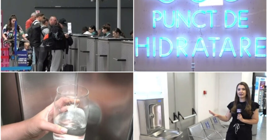video salvam apa salvam pet uri inca un aeroport important din tara intra pe lista celor care ofera pasagerilor apa potabila gratuita 6a210fc8d3527