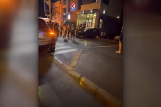 video un sofer din galati a intrat cu masina in alte patru autoturisme si a ranit doi oameni acum e cautat de politisti 6a2678f2453bb