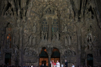 videofoto papa leon a binecuvantat visul lui gaudi sagrada familia la o suta de ani dupa moartea arhitectului modernist 6a29cbba57b77