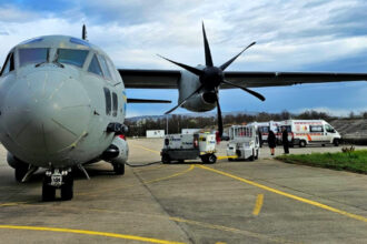 misiune umanitara a fortelor aeriene romane pacient cu arsuri transferat in belgia cu o aeronava c 27j spartan 6a55e0eb3f01d