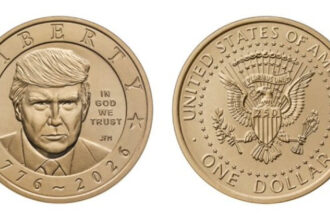 o moneda de aur cu portretul lui donald trump lansata in sua anuntul facut de secretarul trezoreriei 6a57b7f58d243