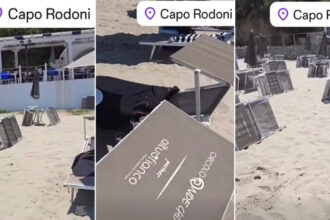 video cazul bizar al celor 300 de sezlonguri furate de pe o plaja din italia sunt expuse la vedere dar proprietarii nu le pot recupera 6a61a23ec6995