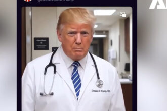 video presedintele sua a publicat un videoclip generat de ia in care apare ca doctor care vindeca sindromul delirant anti trump la vedete 6a47b138da790